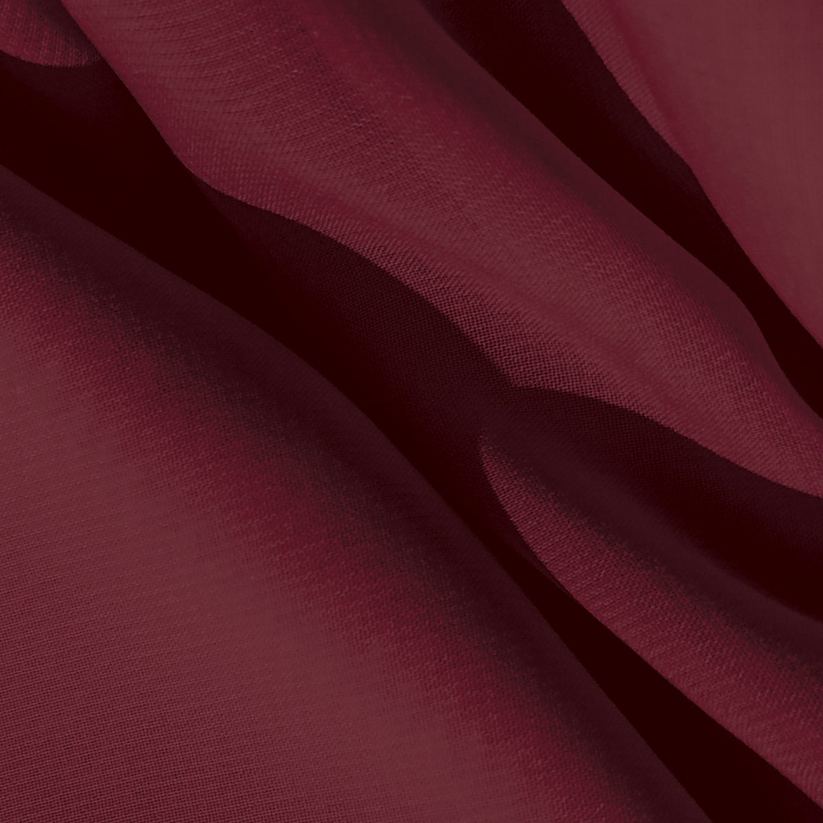 Maroon chiffon fabric