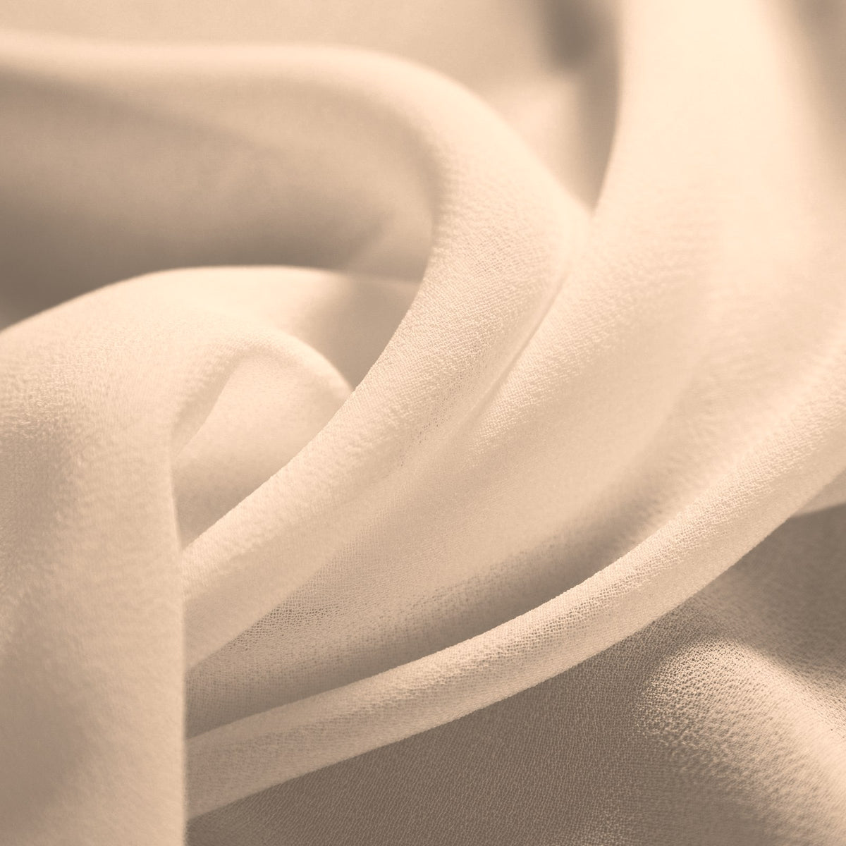 Nude chiffon fabric