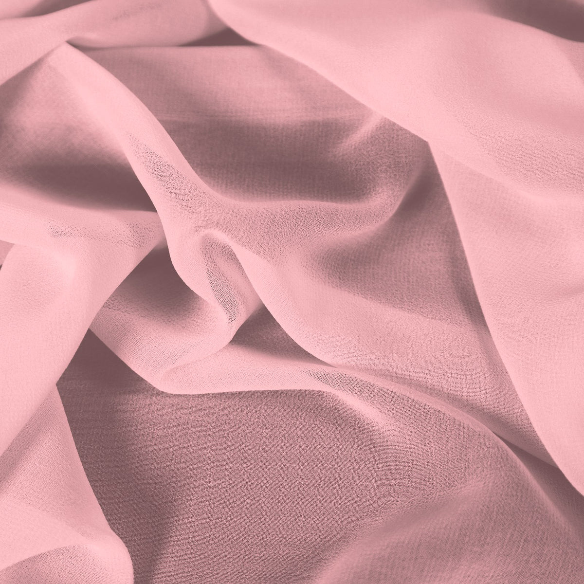 Tea Pink chiffon fabric