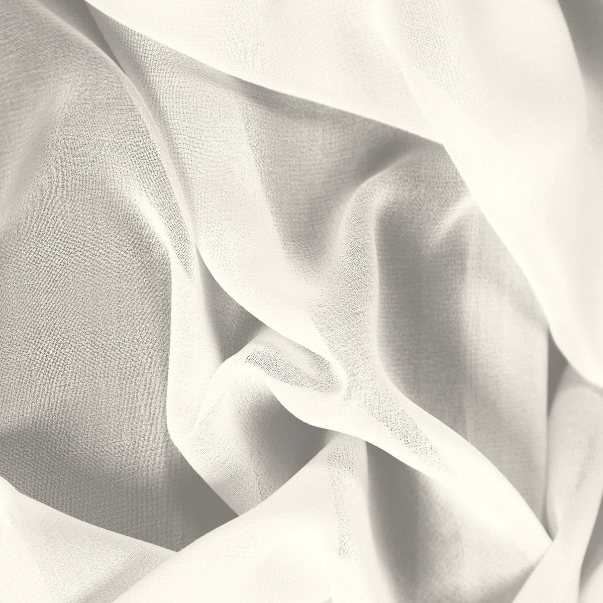 Off White georgette fabric
