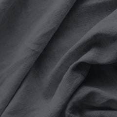 Charcoal linen fabric