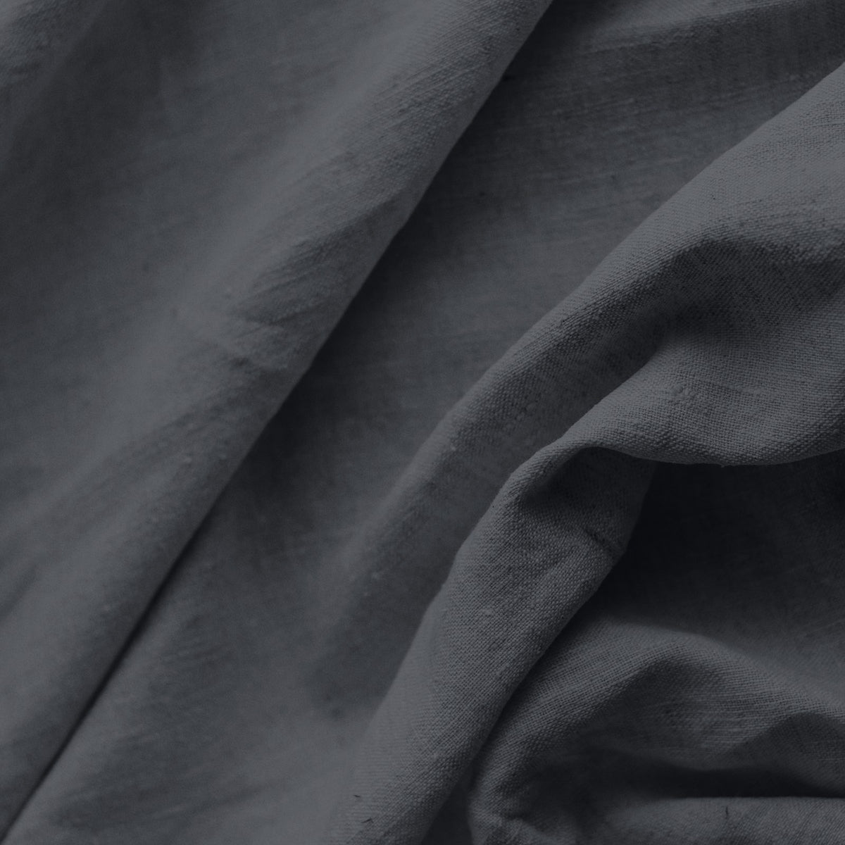 Charcoal linen fabric