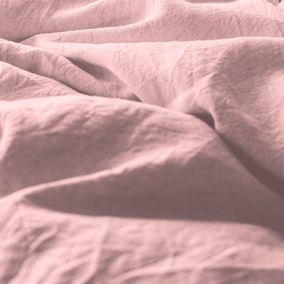 Dusty Pink linen fabric