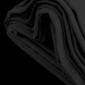 Jet Black linen fabric