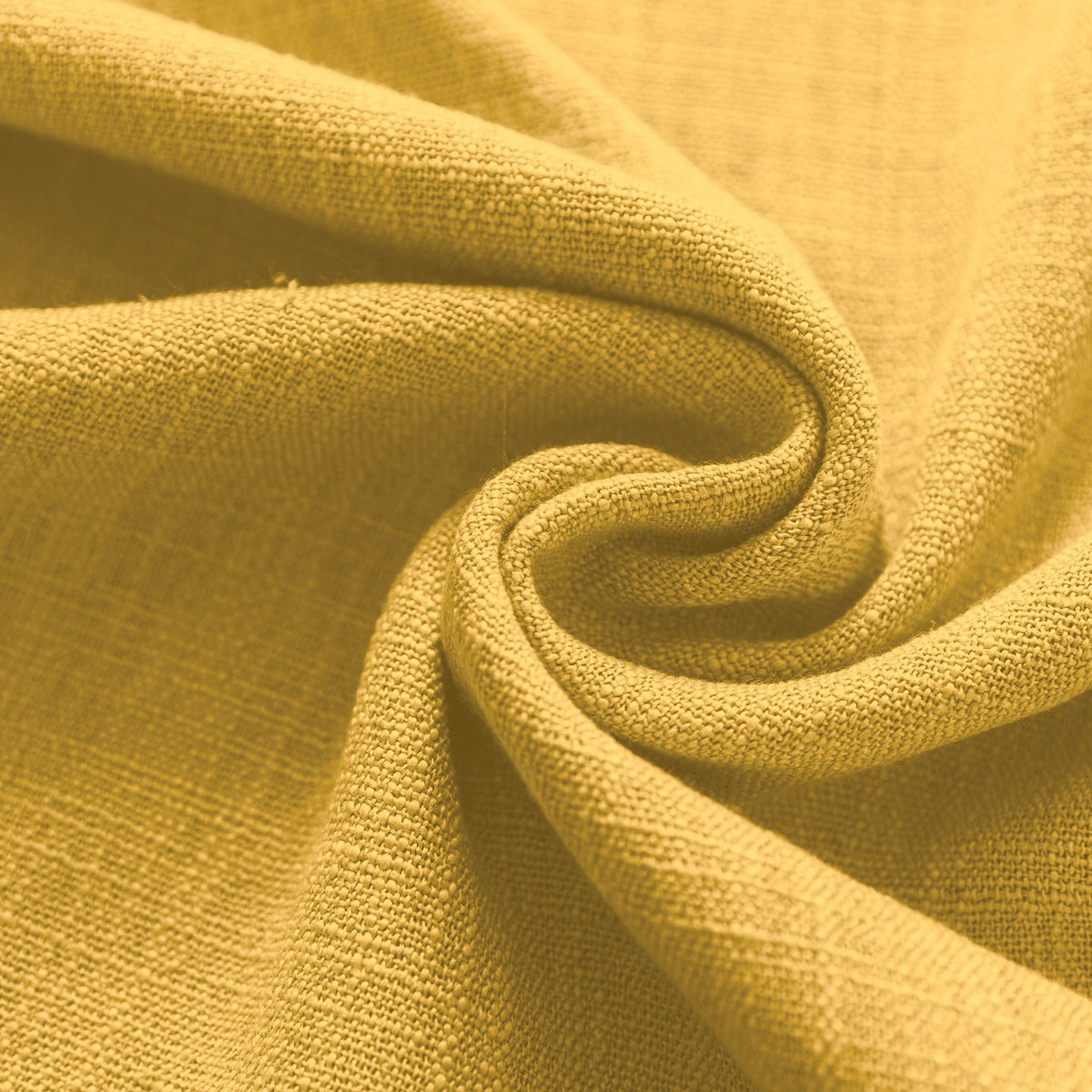 Mustard linen fabric