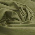 Olive linen fabric