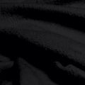 Jet Black peach wool fabric