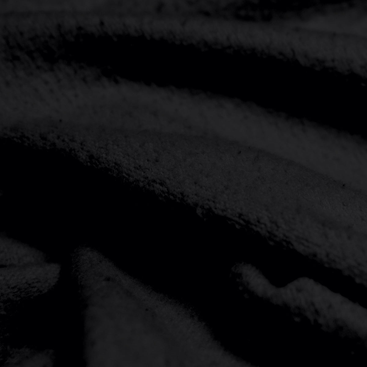 Jet Black peach wool fabric