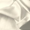 Ivory raw silk fabric