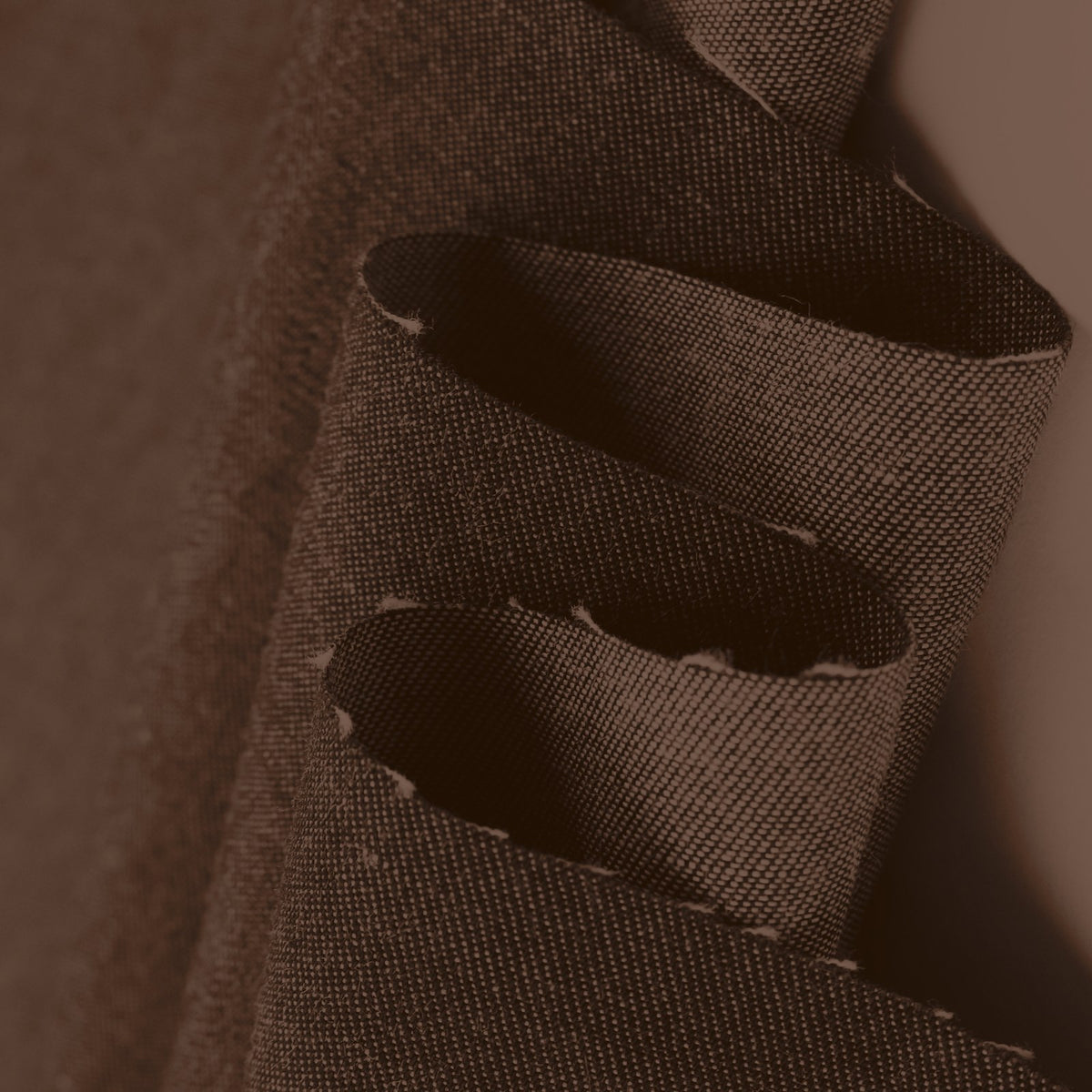 Chocolate wash & wear fabric