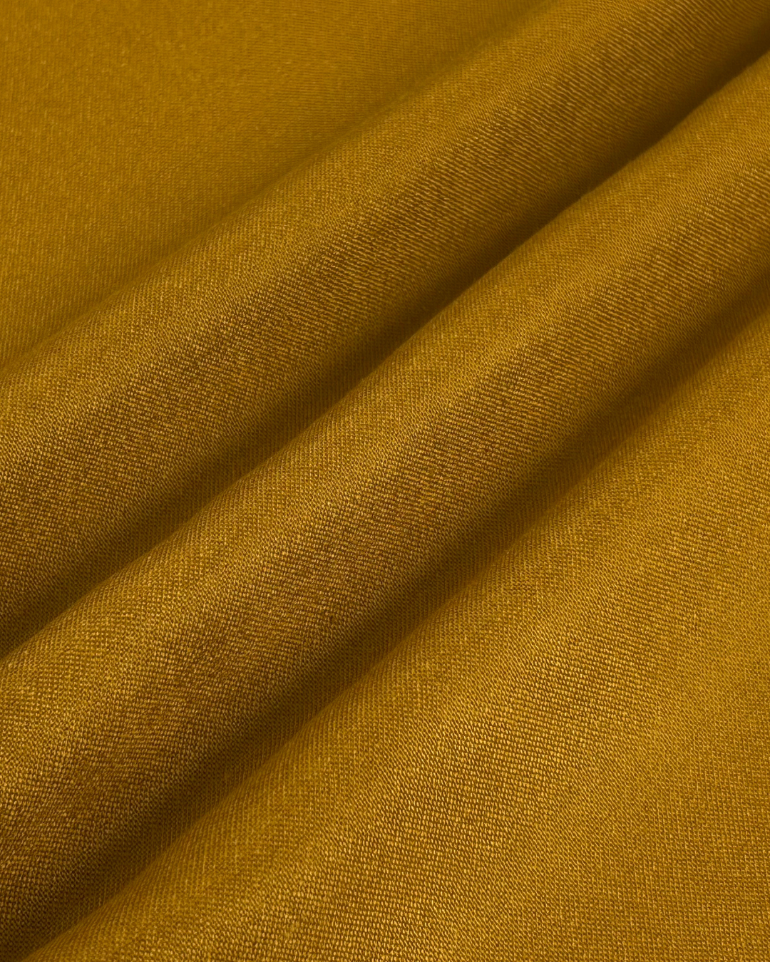 Peach Wool – Mustard (PWO-S25-0008), plain peach wool fabric by the meter