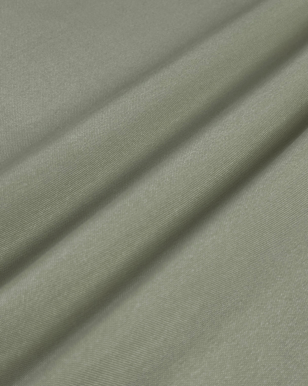 Peach Wool – Green, plain peach wool fabric by the meter