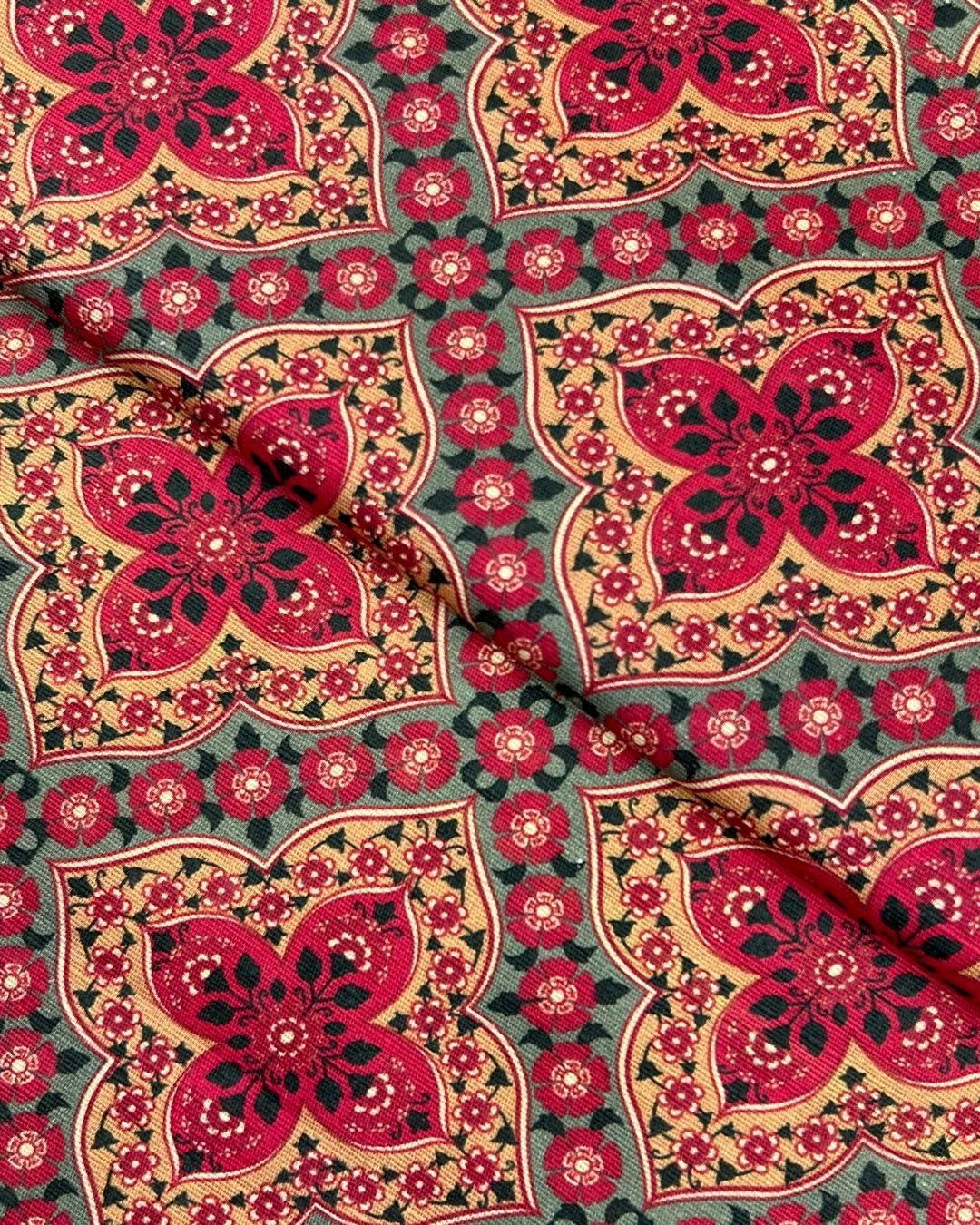 Khaddar Digital Print (KDPN-W24-0312), digitally printed khaddar fabric by the meter