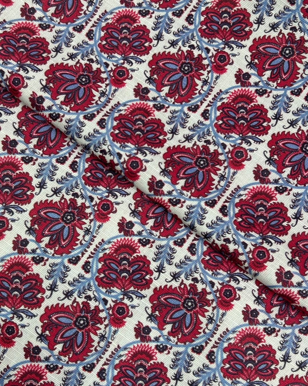 Khaddar Digital Print (KDPN-W24-0346), digitally printed khaddar fabric by the meter