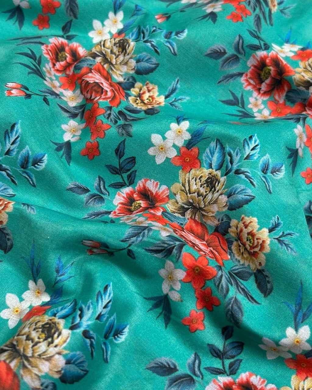 Pima Digital Print Lawn (PDP-S25-0117) – digitally printed lawn fabric, photo 2