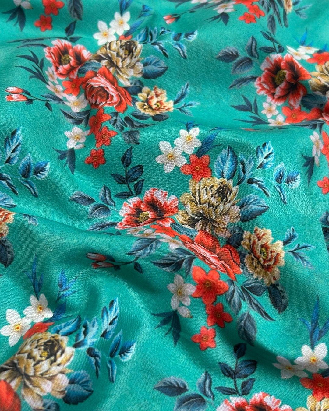 Pima Digital Print Lawn (PDP-S25-0117) – digitally printed lawn fabric, photo 2