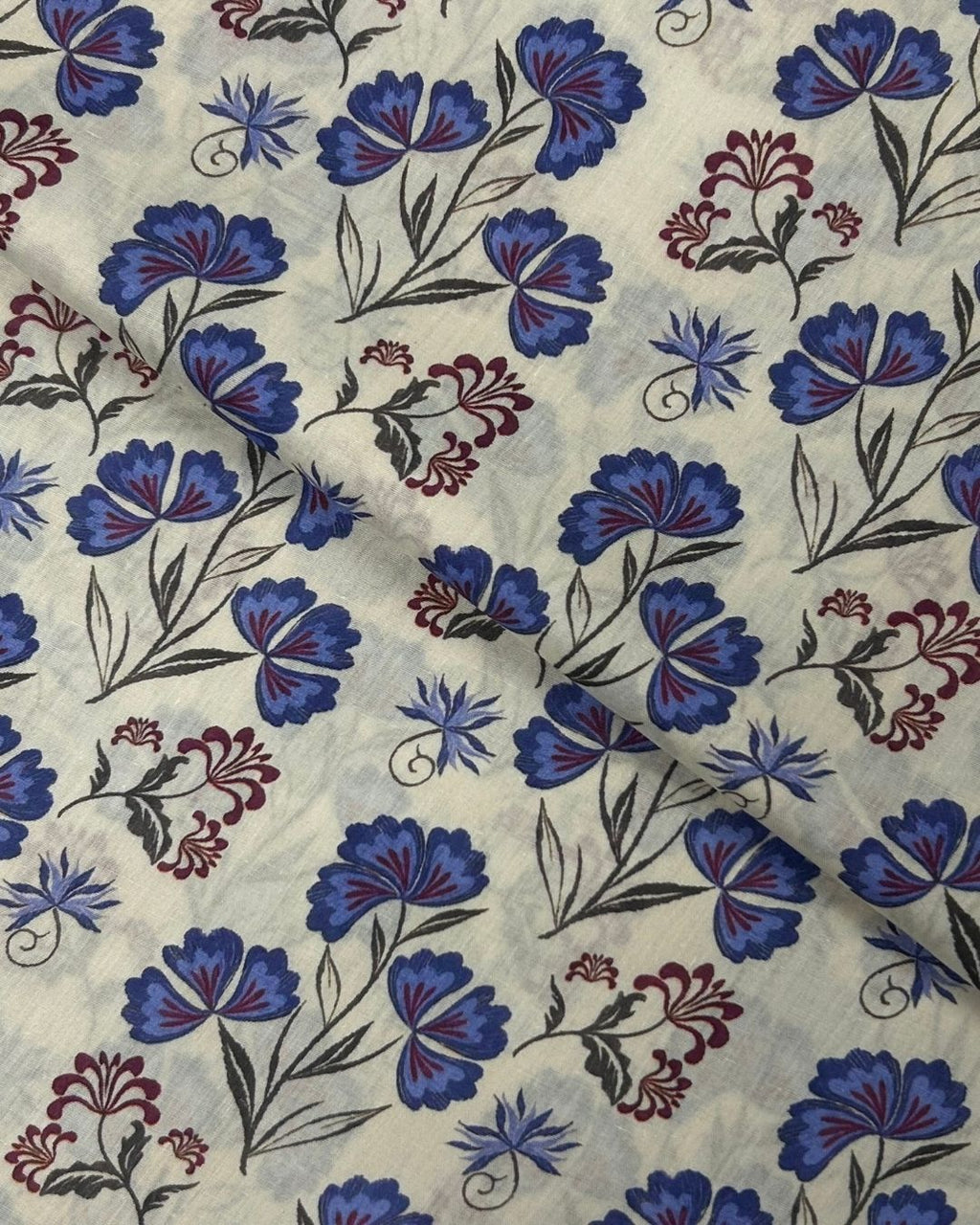 Pima Digital Print Lawn (PDP-S25-0126) – digitally printed lawn fabric, photo 2