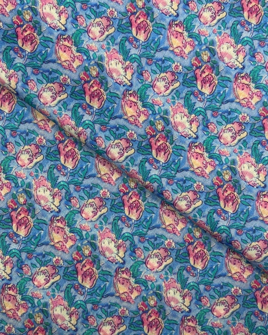 Pima Digital Print Lawn (PDP-S25-0151), digitally printed lawn fabric by the meter