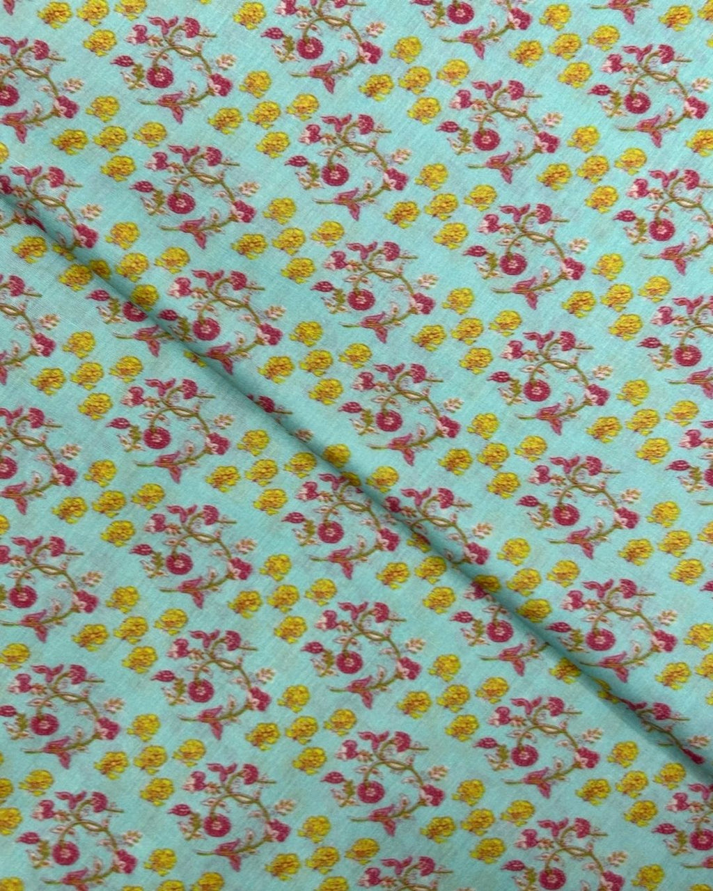 Pima Digital Print Lawn (PDP-S25-0162), digitally printed lawn fabric by the meter