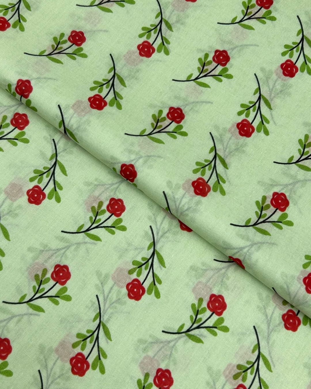 Rang e Bahar Digital Print Lawn fabric