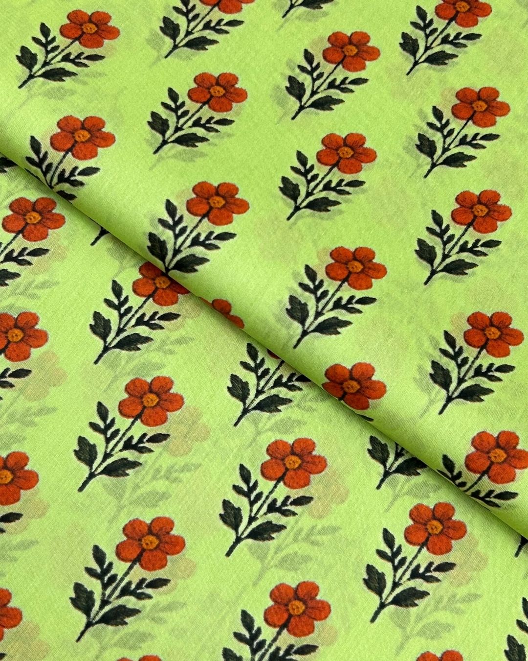 Rang e Bahar Digital Print Lawn fabric