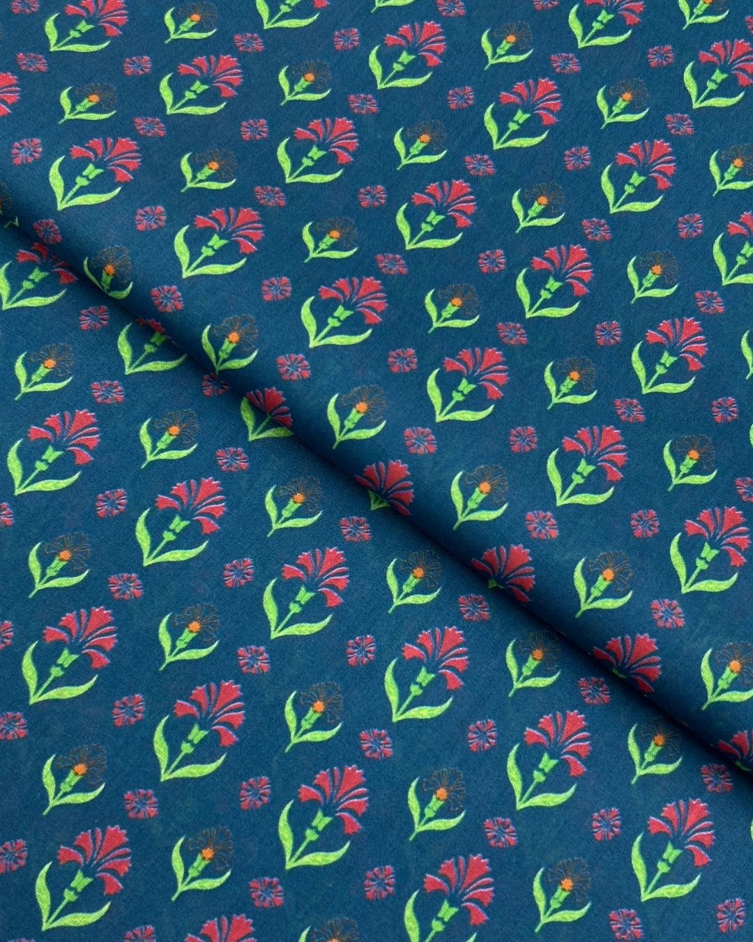Rang e Bahar Digital Print Lawn fabric