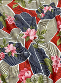 Raw Silk Digital Print (PCRS163), digitally printed raw silk fabric by the meter