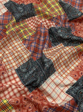 Raw Silk Digital Print fabric
