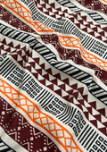 Raw Silk Digital Print fabric