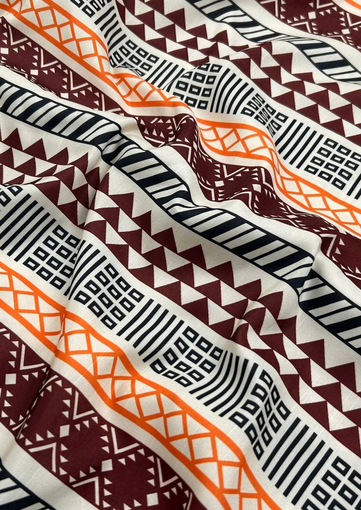 Raw Silk Digital Print fabric