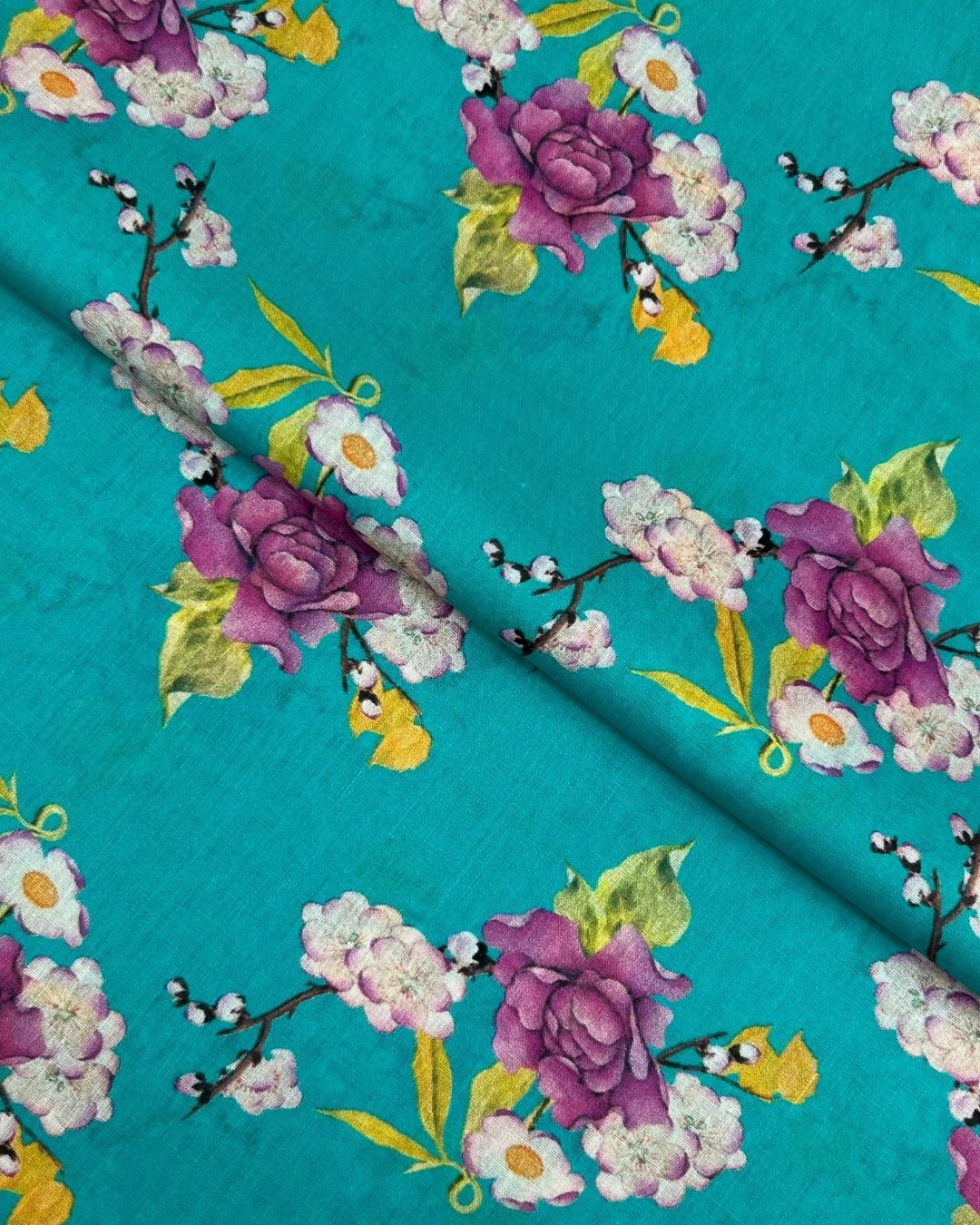 Rang e Bahar Digital Print Lawn (REBD-S26-0099), digitally printed lawn fabric by the meter