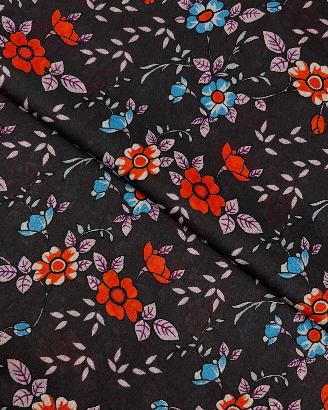 Rang e Bahar Digital Print Lawn (REBD-S26-0168), digitally printed lawn fabric by the meter