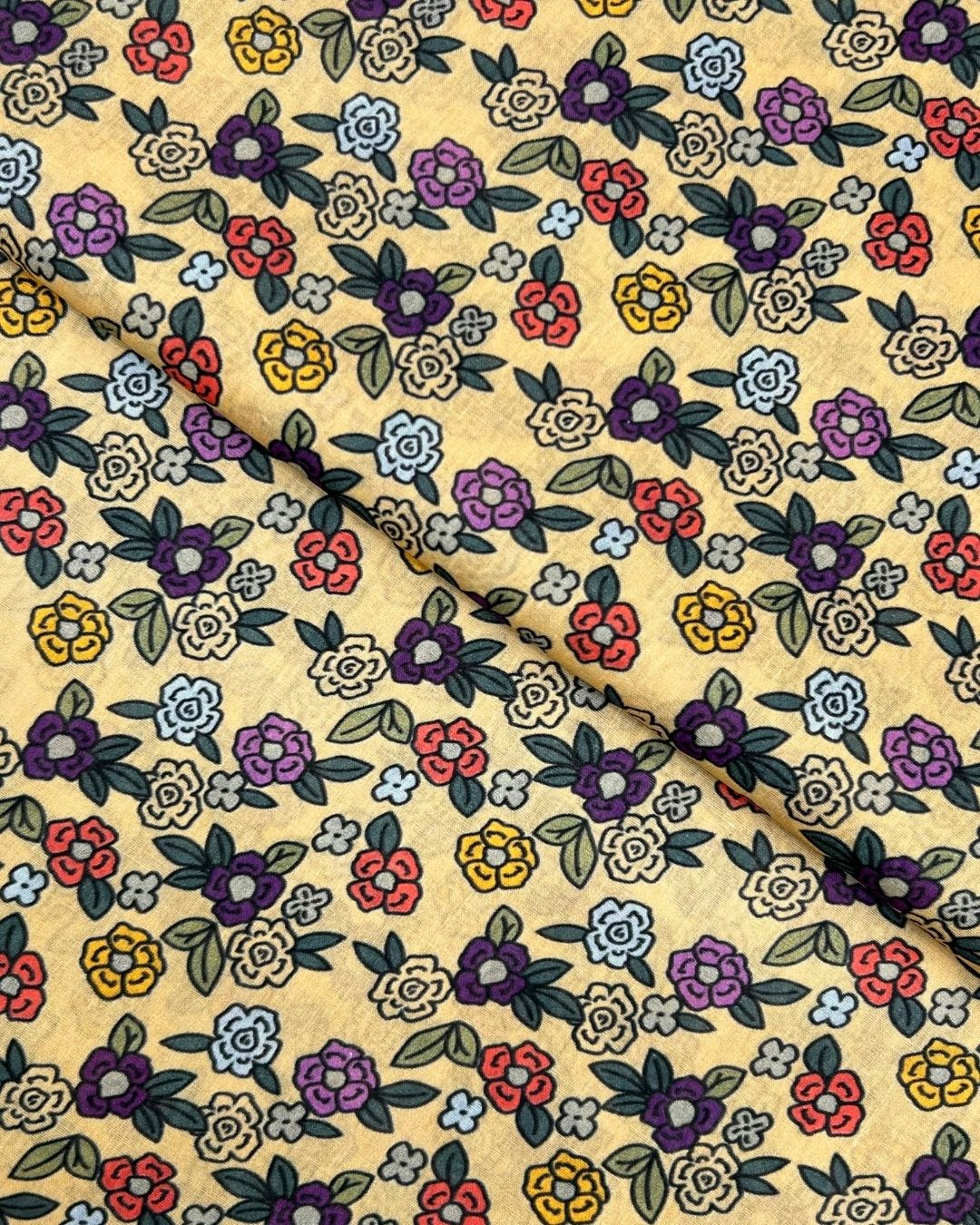 Rang e Bahar Digital Print Lawn fabric
