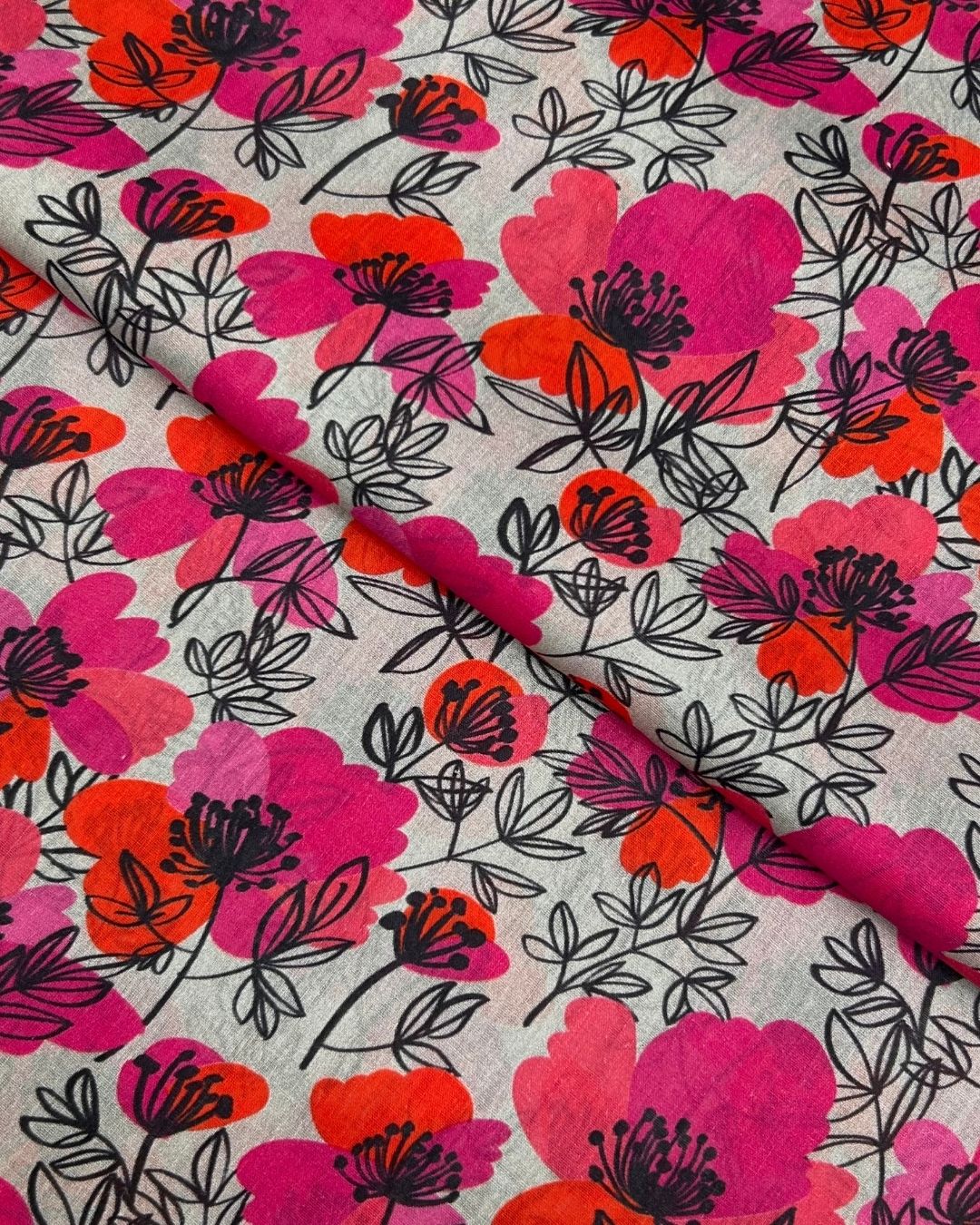 Rang e Bahar Digital Print Lawn (REBD-S26-0200), digitally printed lawn fabric by the meter