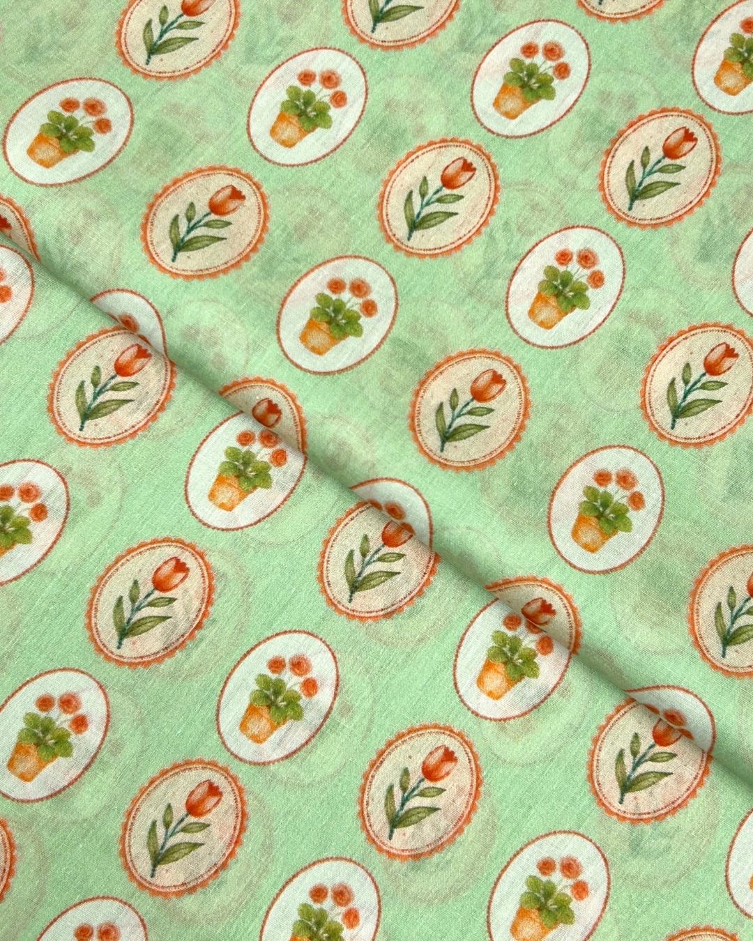 Rang e Bahar Digital Print Lawn fabric
