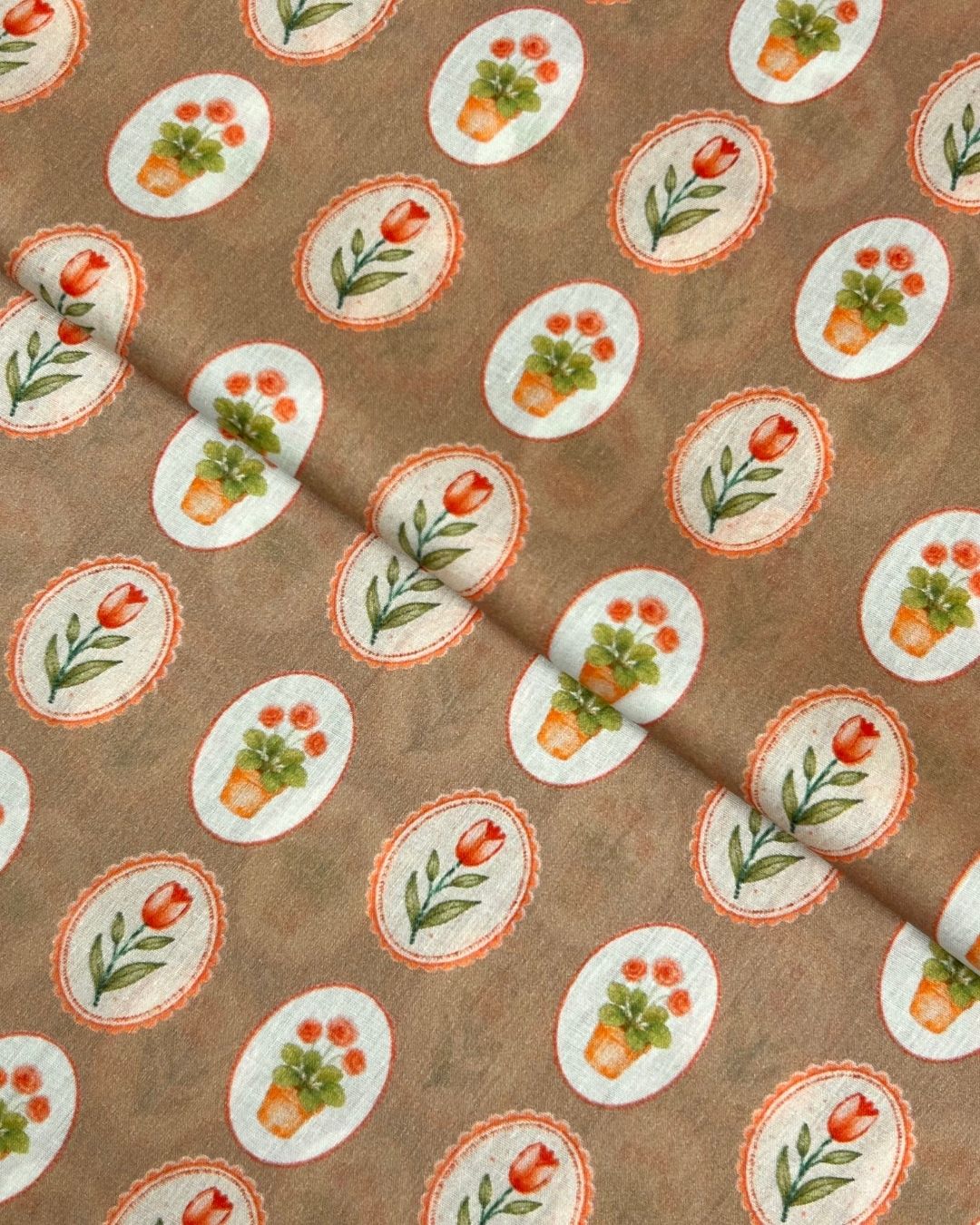 Rang e Bahar Digital Print Lawn fabric