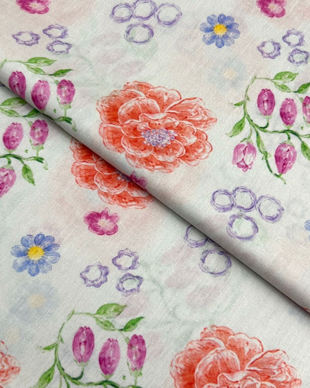 Rang e Bahar Digital Print Lawn (REBD-S260-0911), digitally printed lawn fabric by the meter