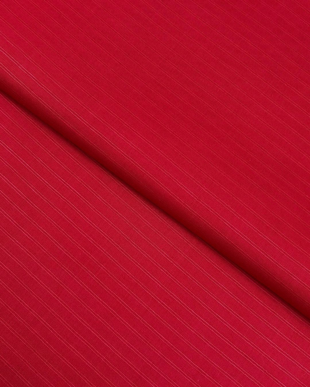 Rib Lawn – Red fabric