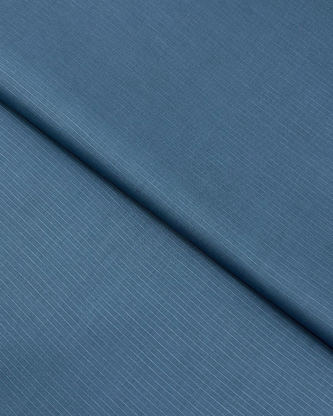 Rib Lawn – Blue fabric