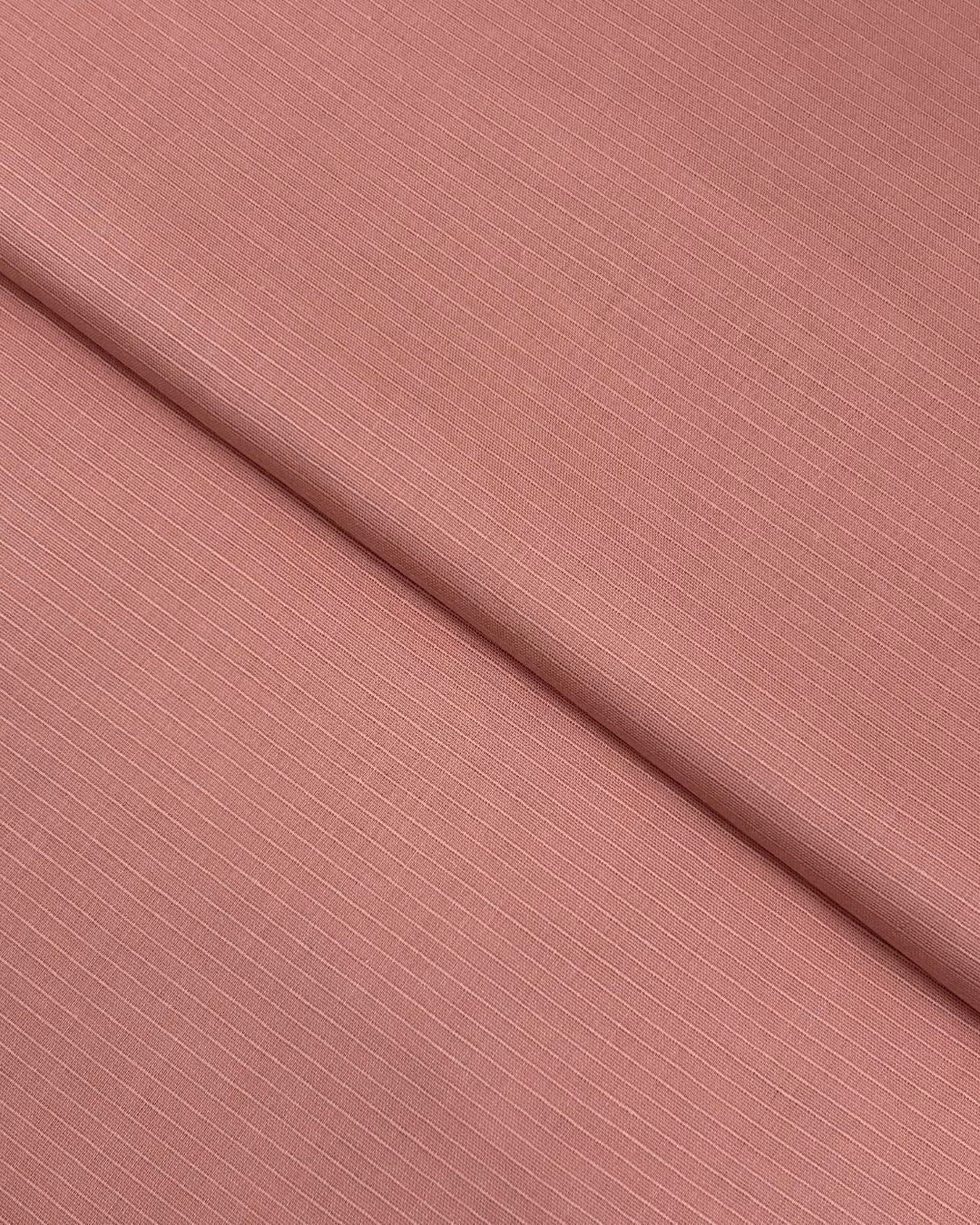 Rib Lawn – Pink (RLS-S26-0011), self-textured lawn fabric by the meter