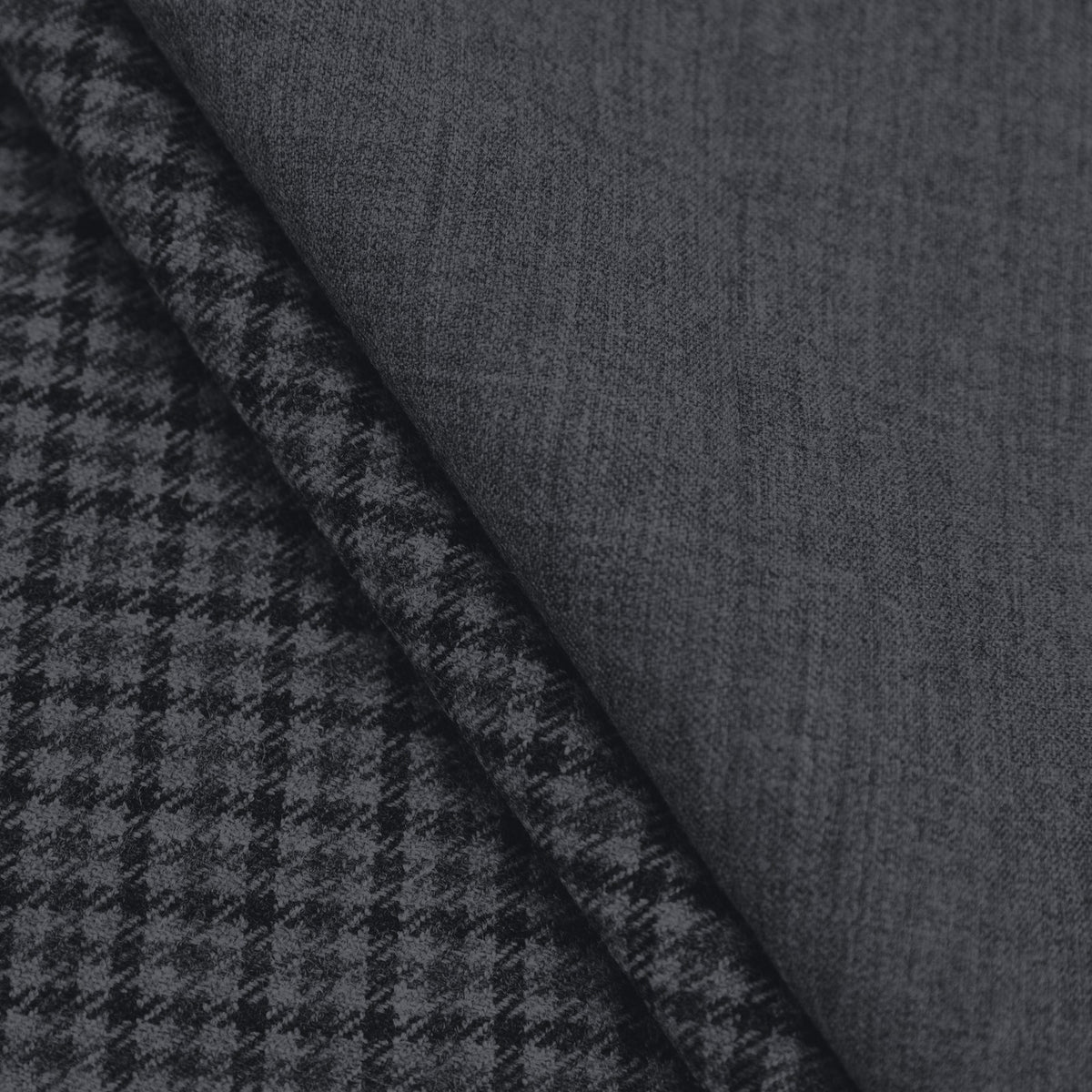 Charcoal khaddar fabric