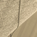 Khaki wash & wear fabric