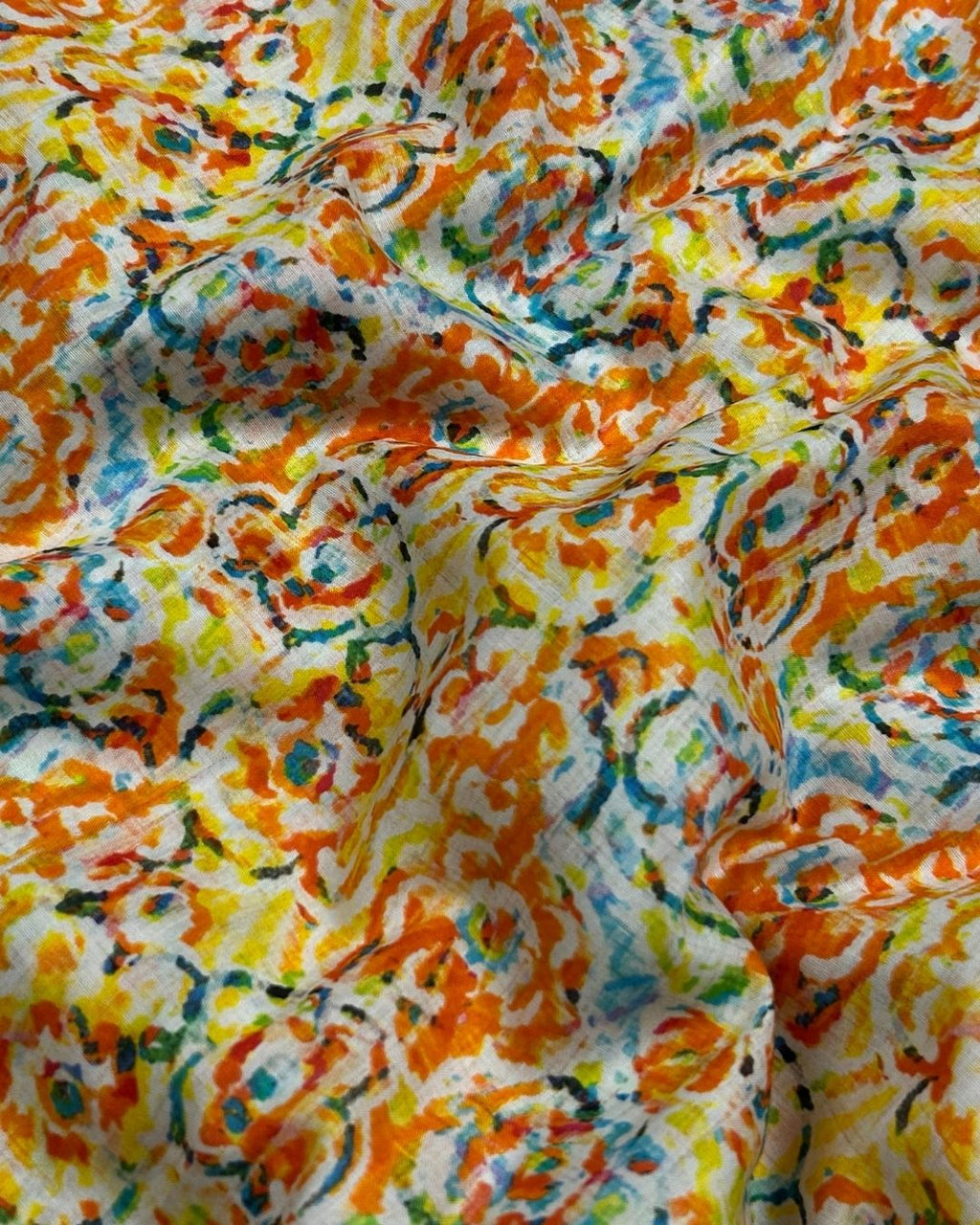 Tie & Dye Digital Print Lawn (TDP-S25-0052) – digitally printed lawn fabric, photo 2