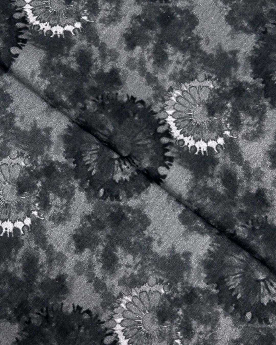 Tie & Dye Digital Print Lawn fabric