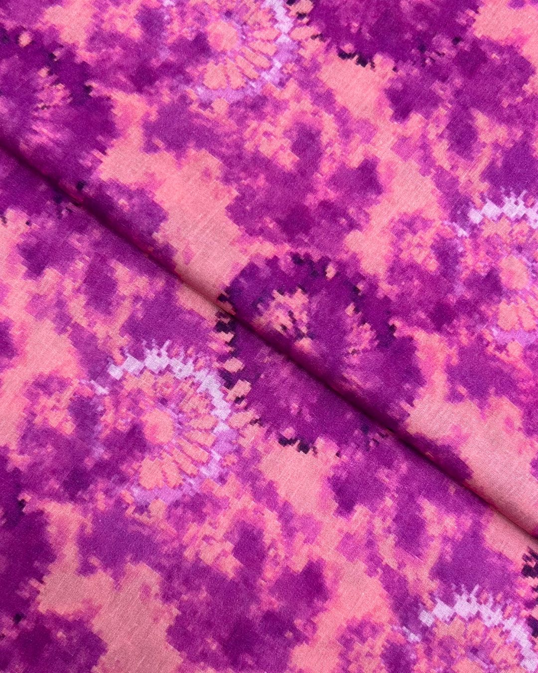 Tie & Dye Digital Print Lawn (TDP-S26-0021), digitally printed lawn fabric by the meter