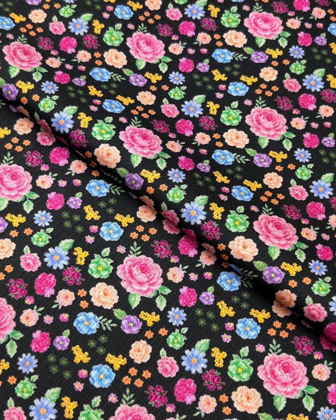 Turkish Linen Digital Print (TLP-W26-0021), digitally printed linen fabric by the meter