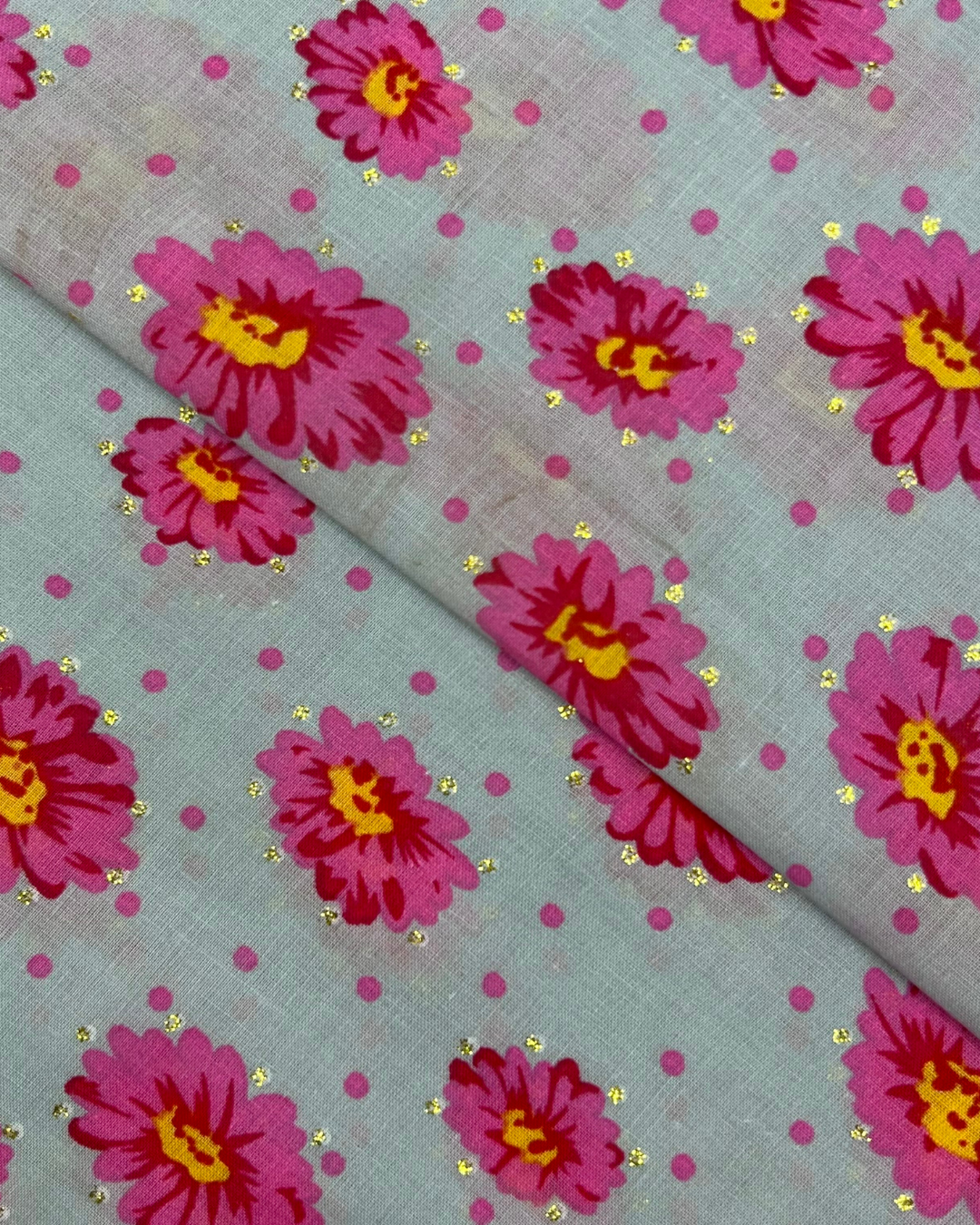 Wide Digital Print Lawn (DPLW-S25-0008) – digitally printed lawn fabric, photo 2
