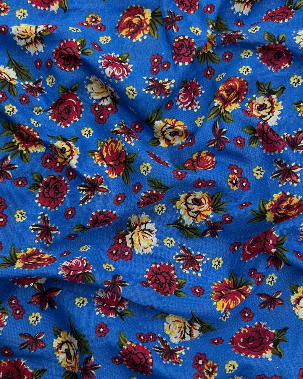 Wide Digital Print Lawn (DPLW-S25-0010), digitally printed lawn fabric by the meter