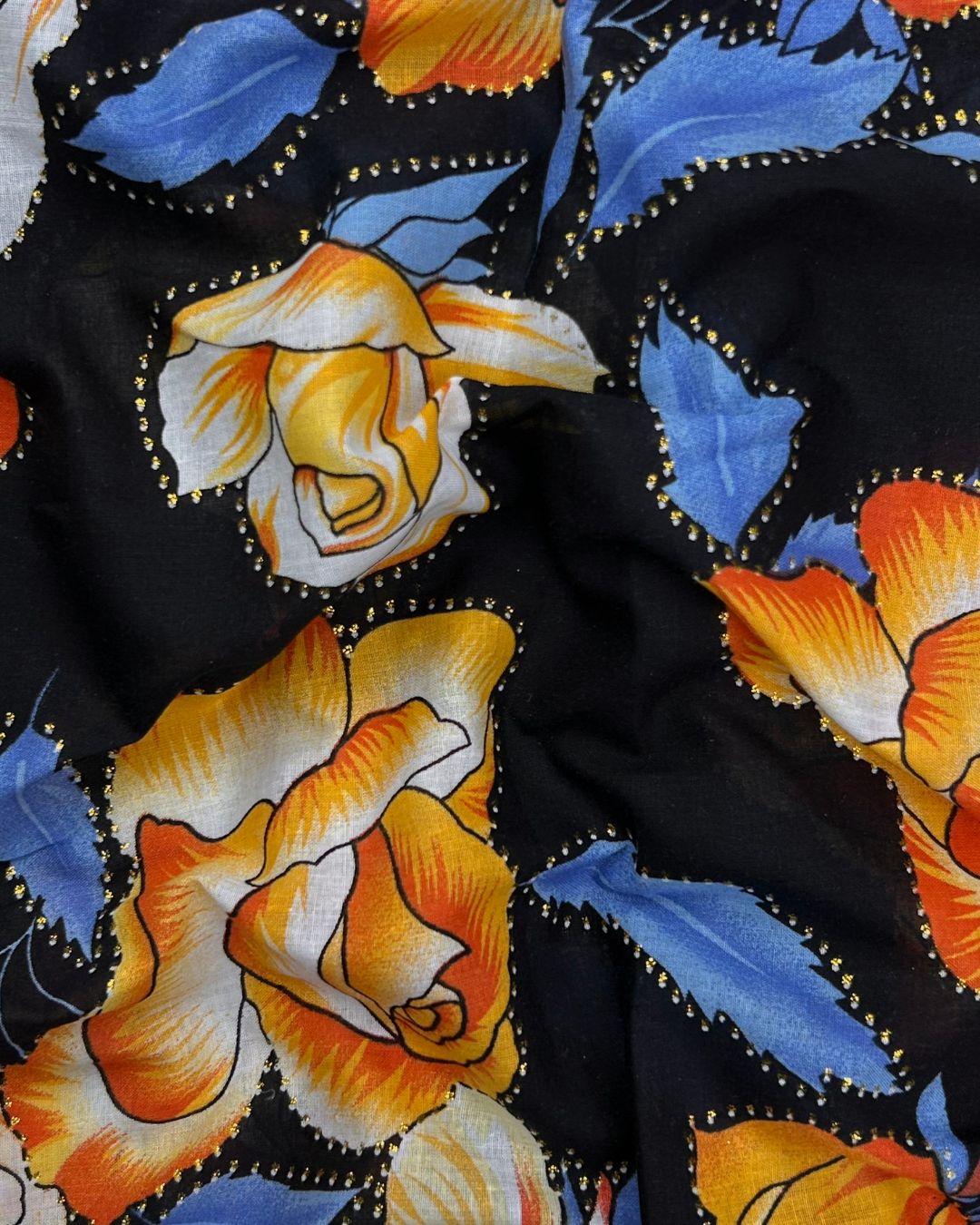 Wide Digital Print Lawn fabric