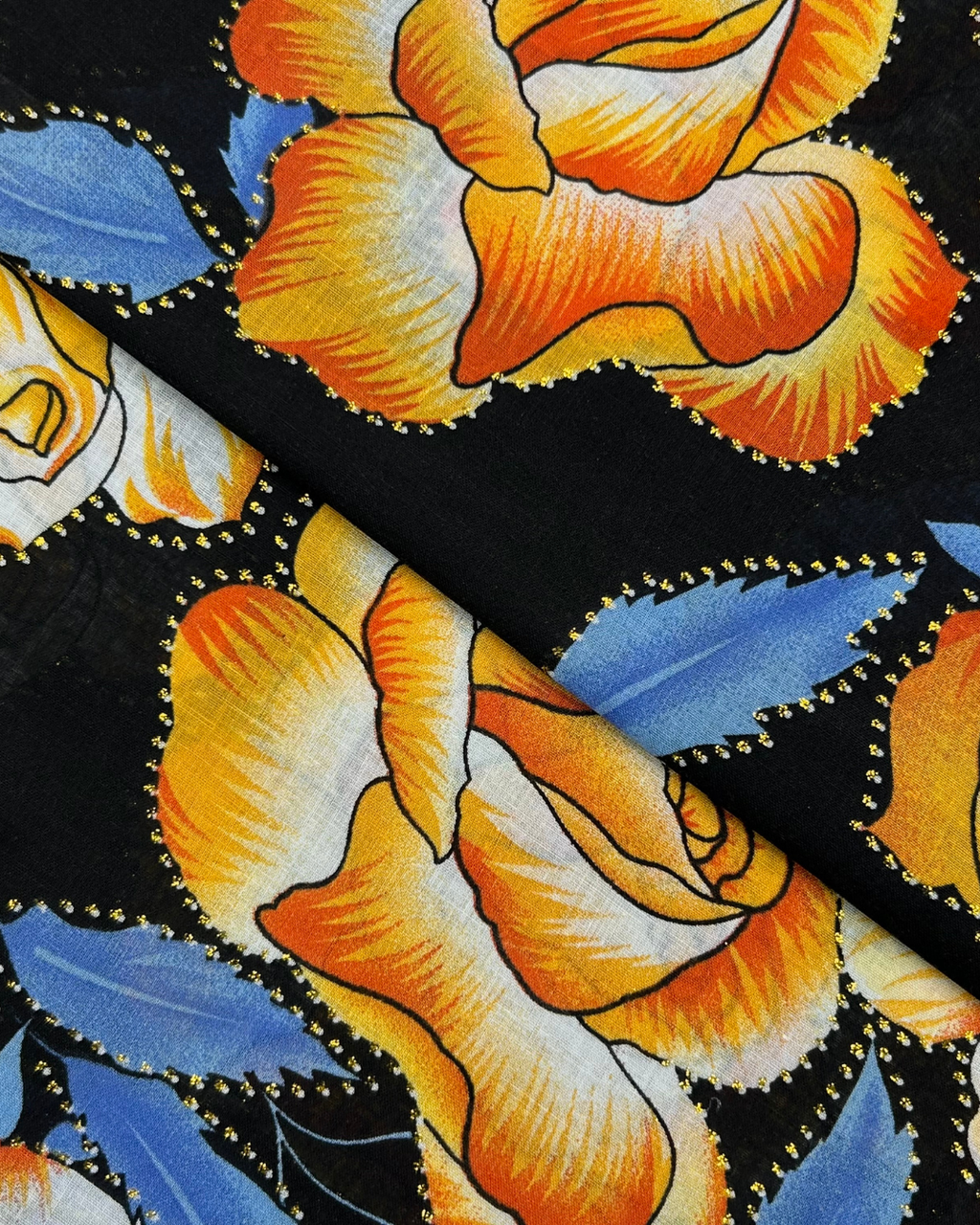 Wide Digital Print Lawn fabric
